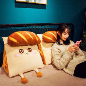 삼각 침대 등받이쿠션 편안한 캐릭터쿠션 식빵 모찌베
