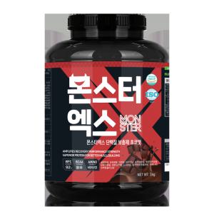 하얀봄 몬스터엑스 헬스 프로틴 단백질보충제 2kg 1개
