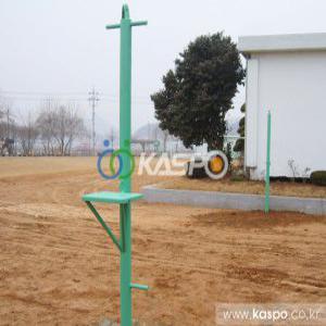 KASPO 야외고정식 배구지주 JA3-3 H2430mm 1조 주문제작상품
