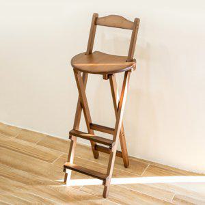 홈바의자 원목 접이식 스탠딩 높은의자