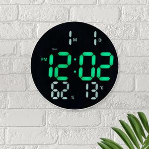 문클락 LED 리모컨 디지털 벽시계 온습도 알람 벽걸이 led 디자인 인테리어 거실