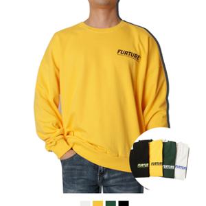 퓨처 커플 스웨셔츠 남성 여성 데일리 맨투맨 티셔츠