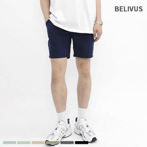 빌리버스 남성 반바지 밴딩 여름 4부 트레이닝 팬츠 운동복 BHL015