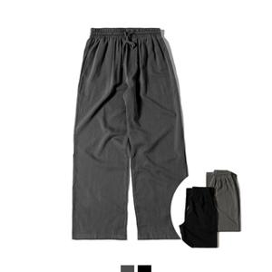 남자 밴딩 스판 와이드슬랙스 2COLOR 남성 바지