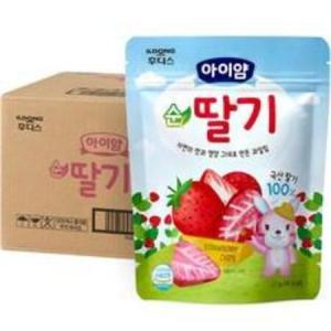 일동후디스 아이얌 동결건조 과일칩 순딸기, 12g, 10개_MC