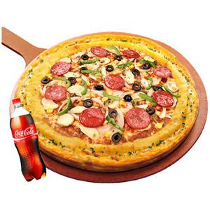[피자마루] 골드 콤비네이션 피자 + 콜라 1.25L