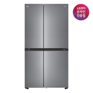 [혜택가104만원대]LG 디오스 양문형 냉장고 S834S1D 832L