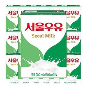 서울우유 멸균우유 흰우유 200ml x 24팩-_MC