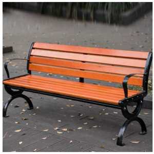 야외벤치의자 2인용 공원 정원 광장 원목 철제 의자 공원벤치 방수 등받이 휴식 의자 광장벤치