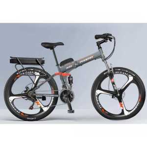 전기 자전거 전동 26인치 산악 디스크 접이식 MTB