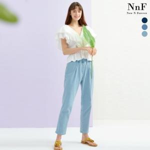 NNF 여성 릴렉스핏 배기 데님팬츠 3종세트