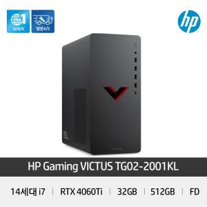 HP VICTUS 게이밍PC TG02-2001KL [i7-14700F/RTX4060Ti/32GB/512GB/윈도우미포함]