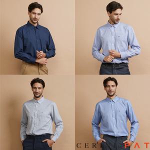 [신세계몰][CERINI by PAT] 남성 워셔블 스판 셔츠 4종 세트