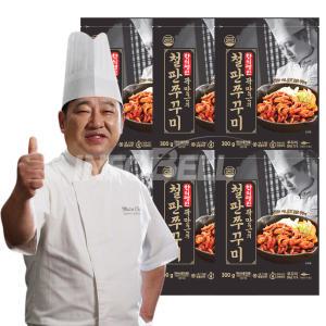 한식 명인 곽만근 철판 쭈꾸미 볶음 간편식 밀키트 숯불 불맛 매콤 양념 쭈꾸미 주꾸미 6팩