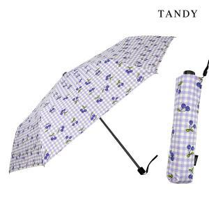 [신세계몰]탠디 6K 깅엄체리 3단 초경량 양우산