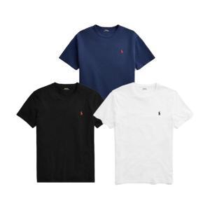 [신세계몰]폴로 포니 자수로고 라운드 반팔 티셔츠