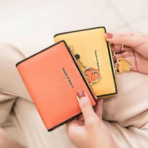 [마롱패션]Ap 예쁜 색상 여자 카드 동전 지폐 수납 지갑 컬러 반