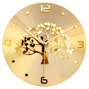 황금나무 벽시계 골드 무소음 인테리어 벽걸이시계 (특별한선물)