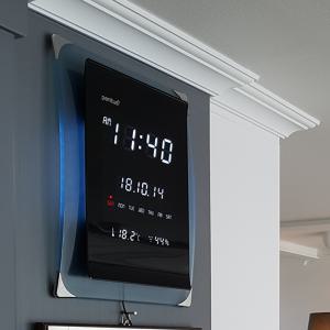 페니투스 EWA-BAW 에솜 국내제작 디지털 LED 인테리어 전자 벽걸이 시계