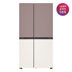 [혜택가113만원대]LG 디오스 오브제컬렉션 양문형 냉장고 S834MKE10 832L