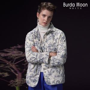 [런칭가99000월][Burda Moon]부르다문화이트 포그니 패딩자켓