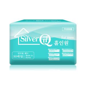 실버큐 홀인원 (30매X6팩) 남성 소변패드 국내생산 성인용 기저귀
