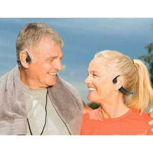 노인보청기 골전도 보청기 무선 귀걸이형 청력 증폭기