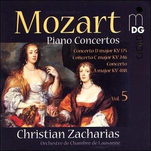 [CD] Christian Zacharias 모차르트: 피아노 협주곡 5, 8, 23번 (Mozart: Piano Concertos Volume 5) 크리스티앙 자하리아스