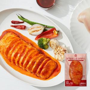 [미트리] 닭가슴살 스팀 슬라이스 스파이시 150g 24팩
