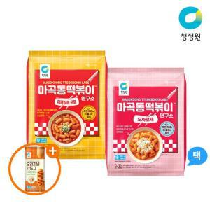 청정원 마곡동떡볶이연구소 2종(매콤달콤/모짜로제) 택 2개 + 핫도그1팩(5입)