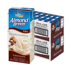 아몬드브리즈 초콜릿 190ml 48팩/두유/초코우유/음료_MC