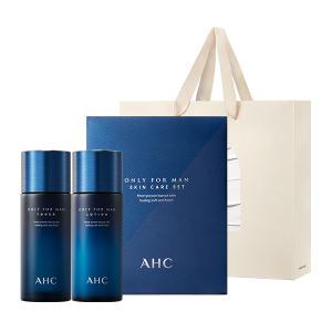 AHC 온리포맨스킨케어2종세트, 블루 + 증정(쇼핑백, 1개)