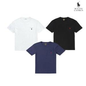 [폴로랄프로렌]클래식핏 남녀공용 포켓 반팔 티셔츠