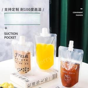 음료 주스 스파우트 쥬스팩 투명 상품 파우치 소분 포장팩