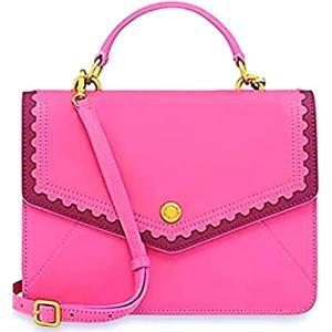 캐스키드슨 Shoulder Bag Pink Leather Grab