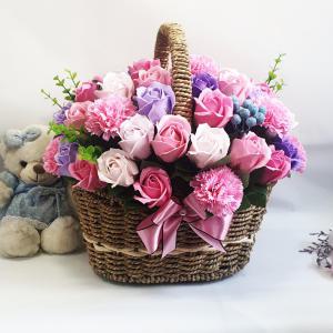 비누꽃 반전용돈박스 카네이션 장미 꽃바구니 이벤트꽃