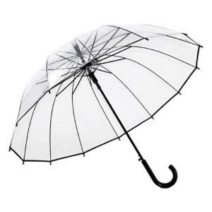 레저용/출퇴근용 투명 비닐 자동 장우산 고급형