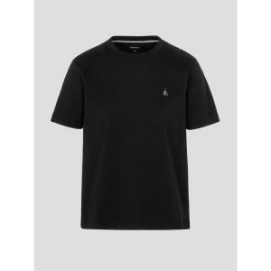 [빈폴] [Essential] 남녀공용 수피마 코튼 라운드넥 티셔츠  블랙 (BC4242E025)