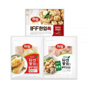 신선 하림 IFF 식단 세트닭가슴살 1kg+안심블랙페퍼 800g+한입가슴살1kg