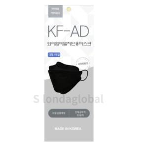 와이엠 비말 차단용 KF-AD 대형 블랙 마스크 100매_MC