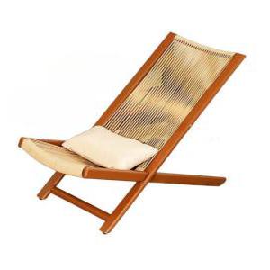 여름해변 나무썬베드 비치 접이식 폴딩체어 야외 테라스 원목 카페 안락 의자
