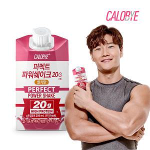[칼로바이] 퍼펙트 파워쉐이크 20g 딸기맛 프로틴 음료 250ml x 24개입