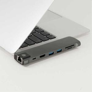 [오너클랜]Coms USB C타입 맥북전용 멀티허브 듀얼 인터페이스