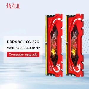 JAZER-램 메모리, DDR4 16gb 8gb 2666MHz 3000MHz 램 32GB 288pin AMD 및 인텔 마더보드 용