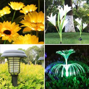 태양광 정원등 가로등 LED 조명 전구 태양열 전등 야외조명 꽃등