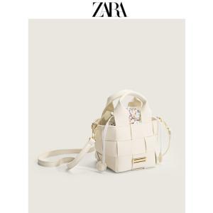 ZARA 미니 여성 가방 화이트 귀여운 크로스 큐티 백 여름