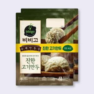 비비고 수제 만둣집 진한 고기 만두 400g 6개_MC