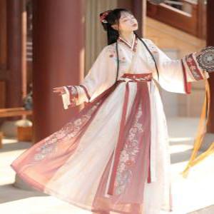 선녀복 복장 벚꽃장식 선녀옷 졸업사진 중국 무협 여성 컨셉 코스프레 코스튬 전통의상