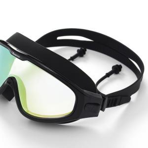 귀마개 일체 고글 물안경 운동 버클 렌즈 선수용 여름 바캉스 40대여성 블랙