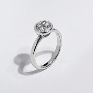 [샤밍주얼리]1캐럿 랩 그로운 다이아몬드 반지 마일드 베젤 기념일 선물 예물 웨딩 프러포즈